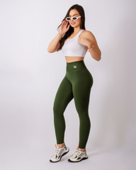 Leggins Verde Oliva Tela Gruesa MS