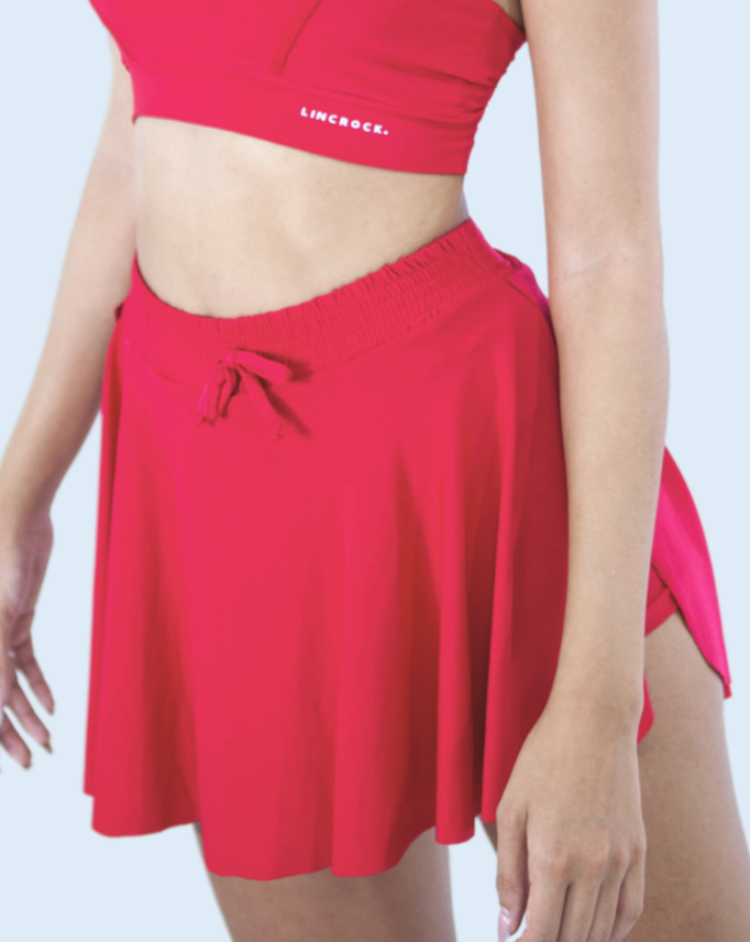 Falda Short Roja Cordón 2.0