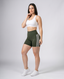 Short Line Verde Militar - vista 3/4