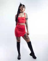 OuTLET Falda Roja MS