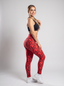 Leggins Animal Print Rojo - vista 3/4