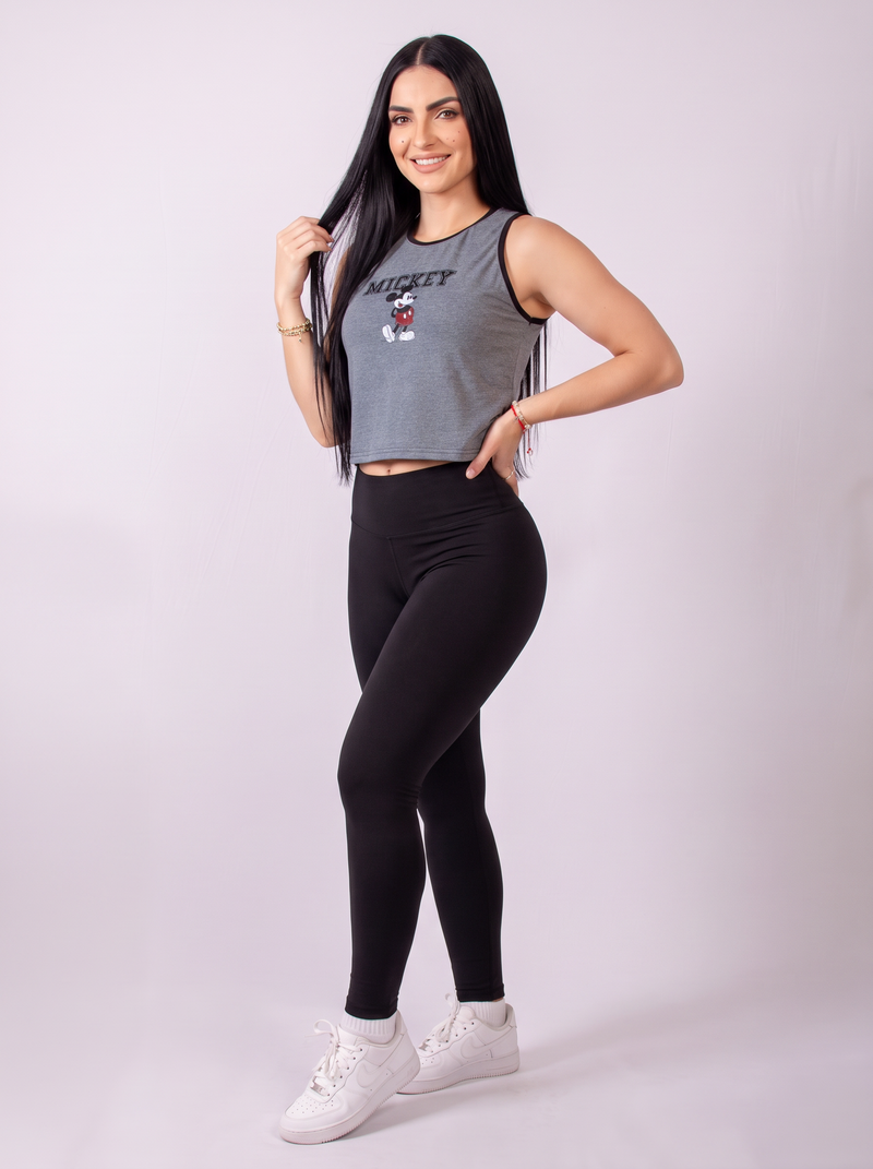 Crop Sisa Mickey - vista 3/4