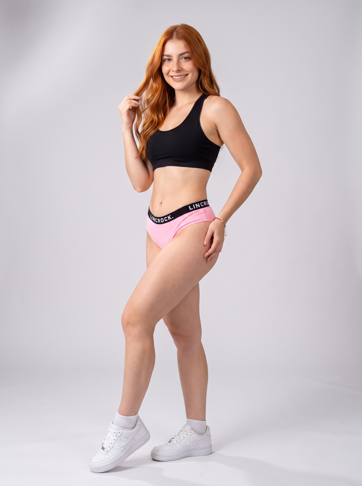 Panty Basic Rosa - vista 3/4
