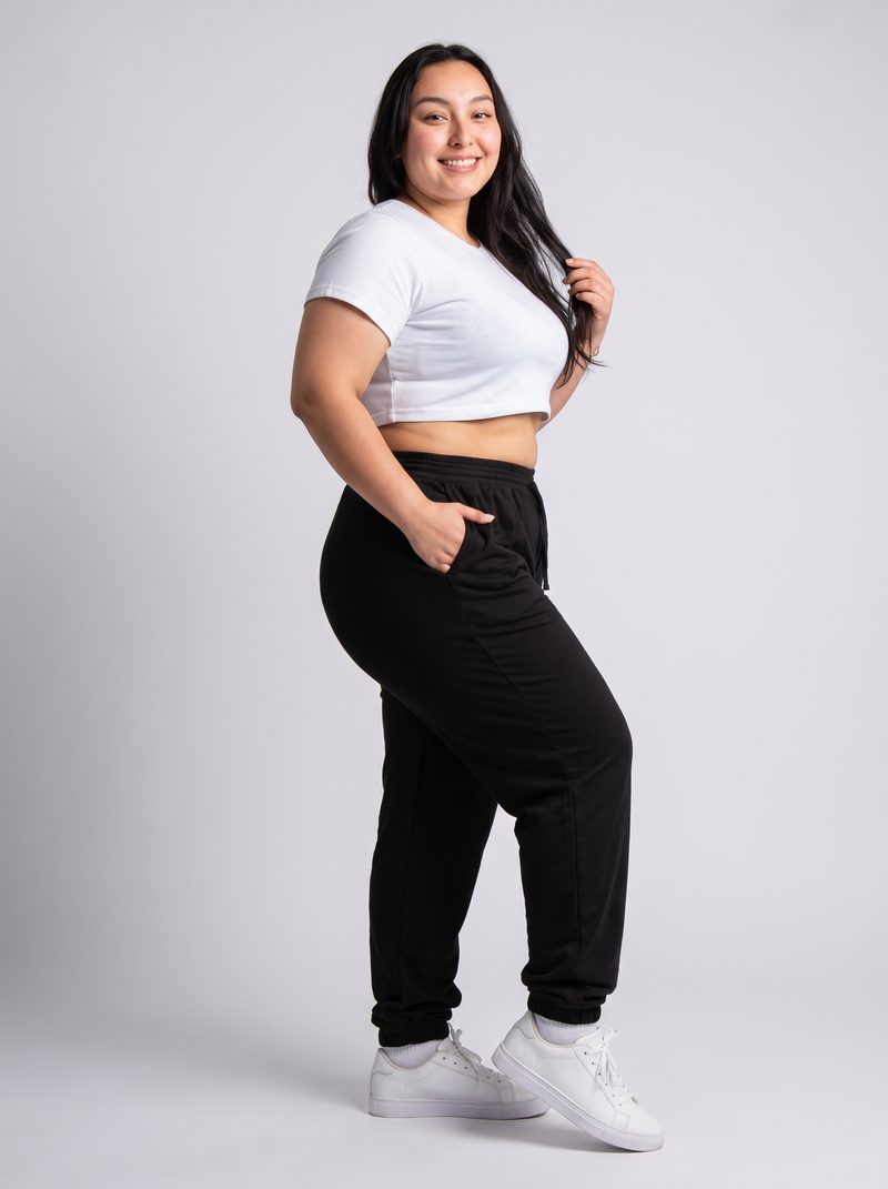 Jogger Plus Size - vista 3/4