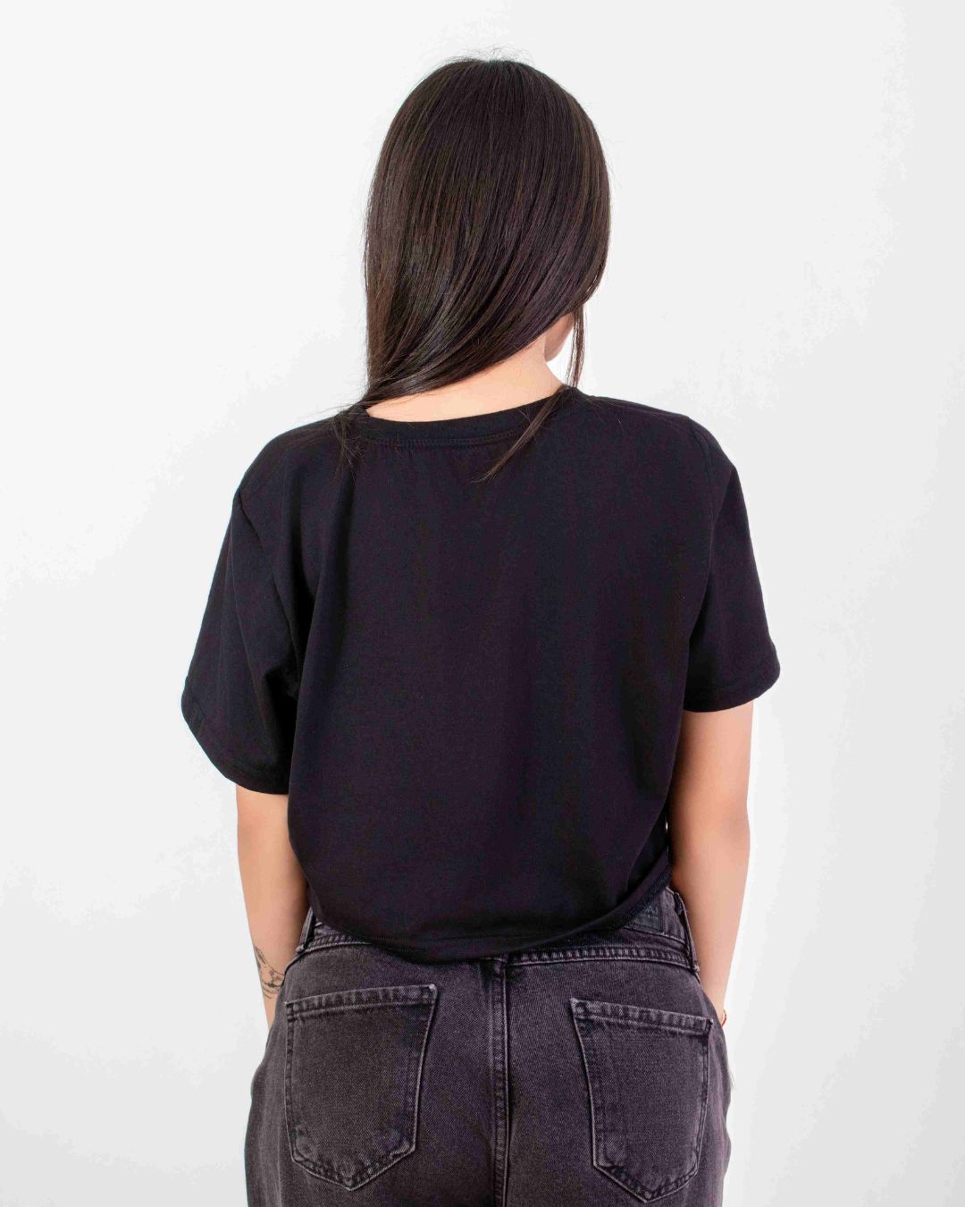 Crop Basic Negro