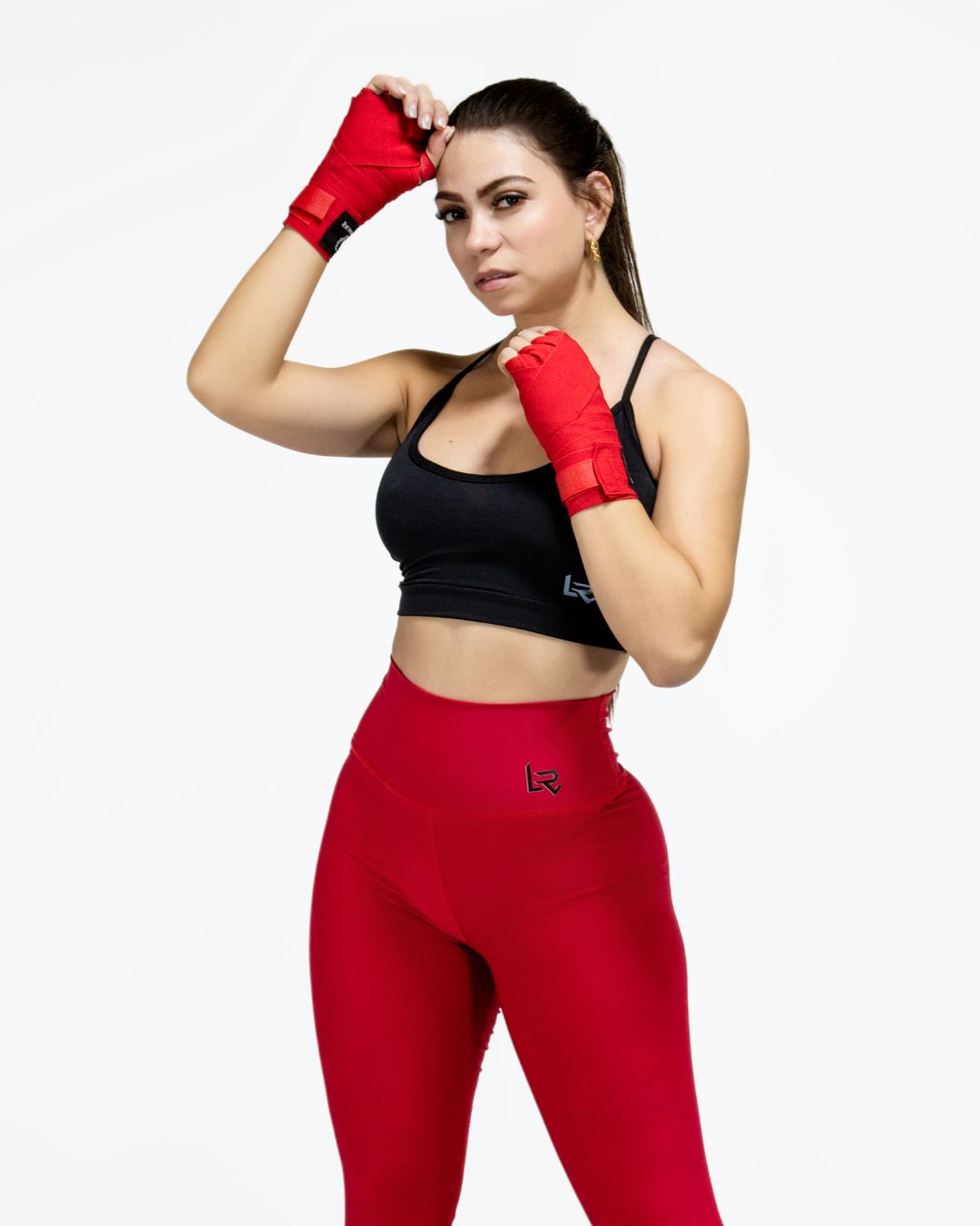 Leggins Rojo Ultra Tela Gruesa