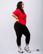 Leggins Plus Size Control Abdomen, Bolsillo y Antitransparencia