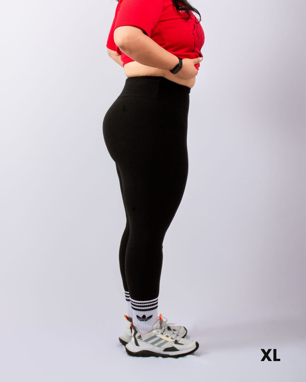 Leggins Plus Size Control Abdomen, Bolsillo y Antitransparencia