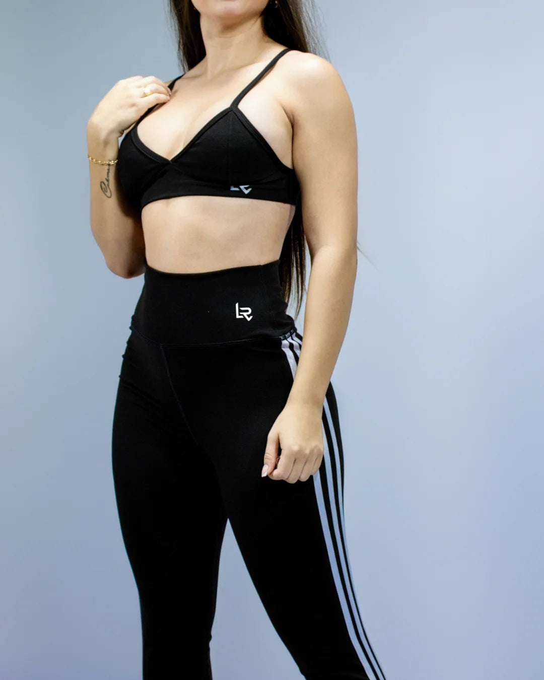 Leggins Line Black LR  Tela Gruesa