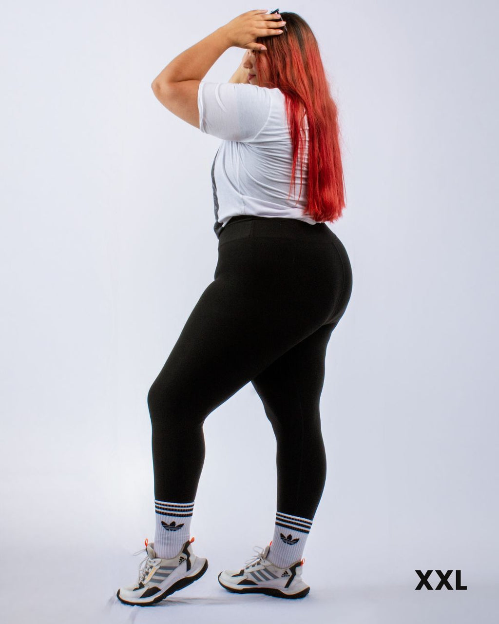 Leggins Plus Size Control Abdomen, Bolsillo y Antitransparencia