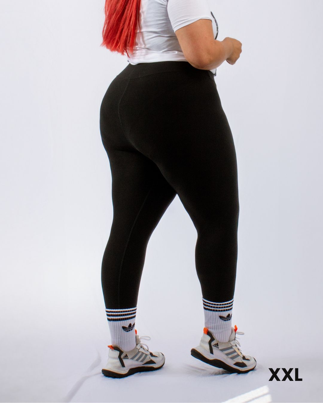 Leggins Plus Size Control Abdomen, Bolsillo y Antitransparencia