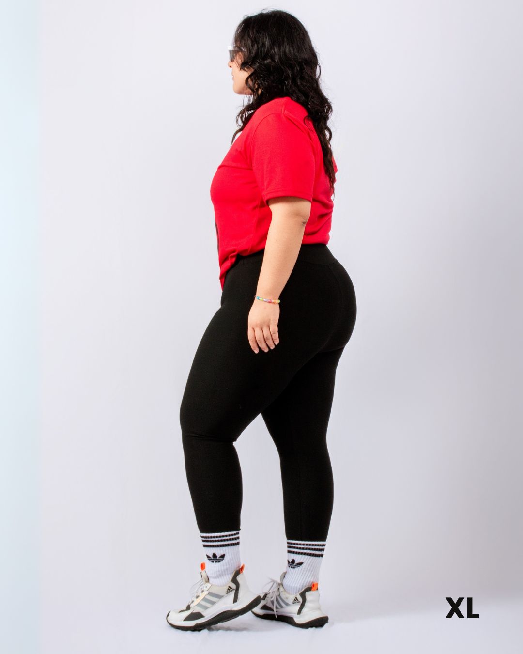 Leggins Plus Size Control Abdomen, Bolsillo y Antitransparencia