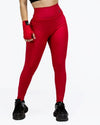 Leggins Rojo Ultra Tela Gruesa