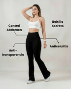 Pantalón Campana 4.0 Control abdomen Anti C 🍊