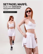 Set Padel Blanco Marfíl