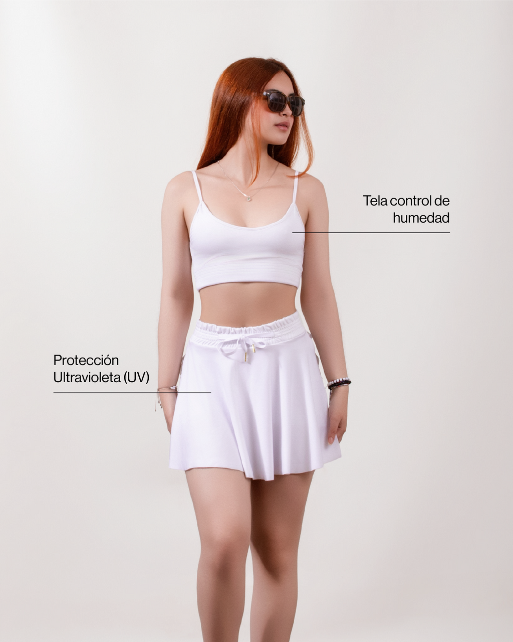 Set Padel Blanco Marfíl