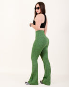 Pantalón Campana 2.0 Control verde Jaspe