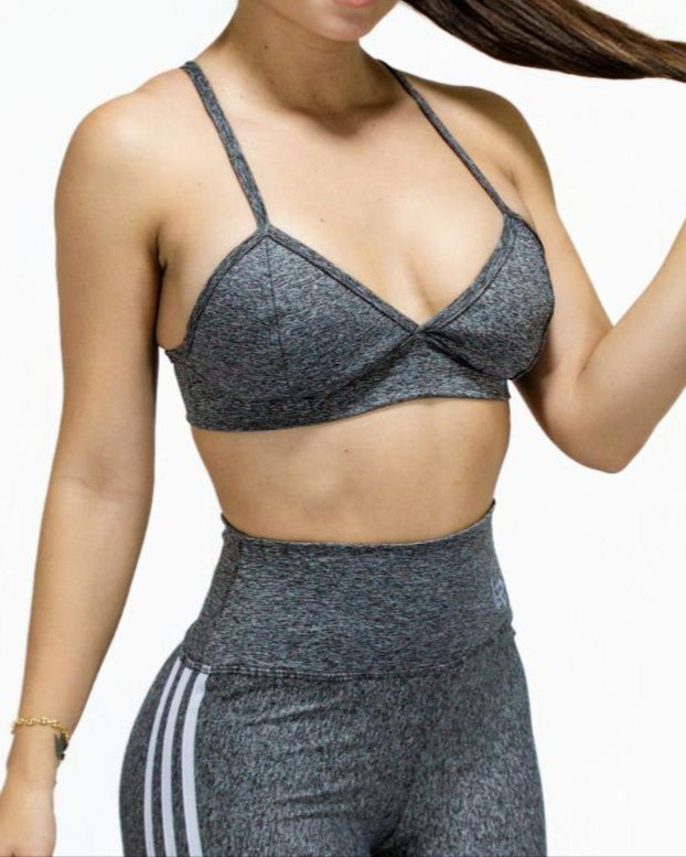 Top Bra Gris Jaspe MS