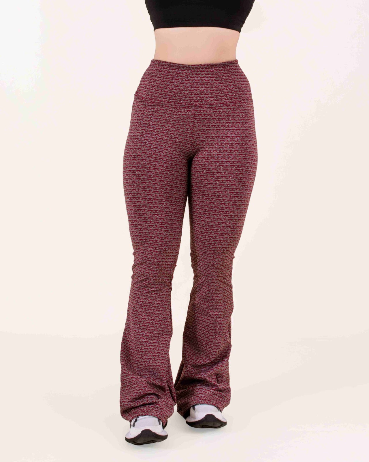 Pantalón Campana 2.0 Borgoña  Jacquard