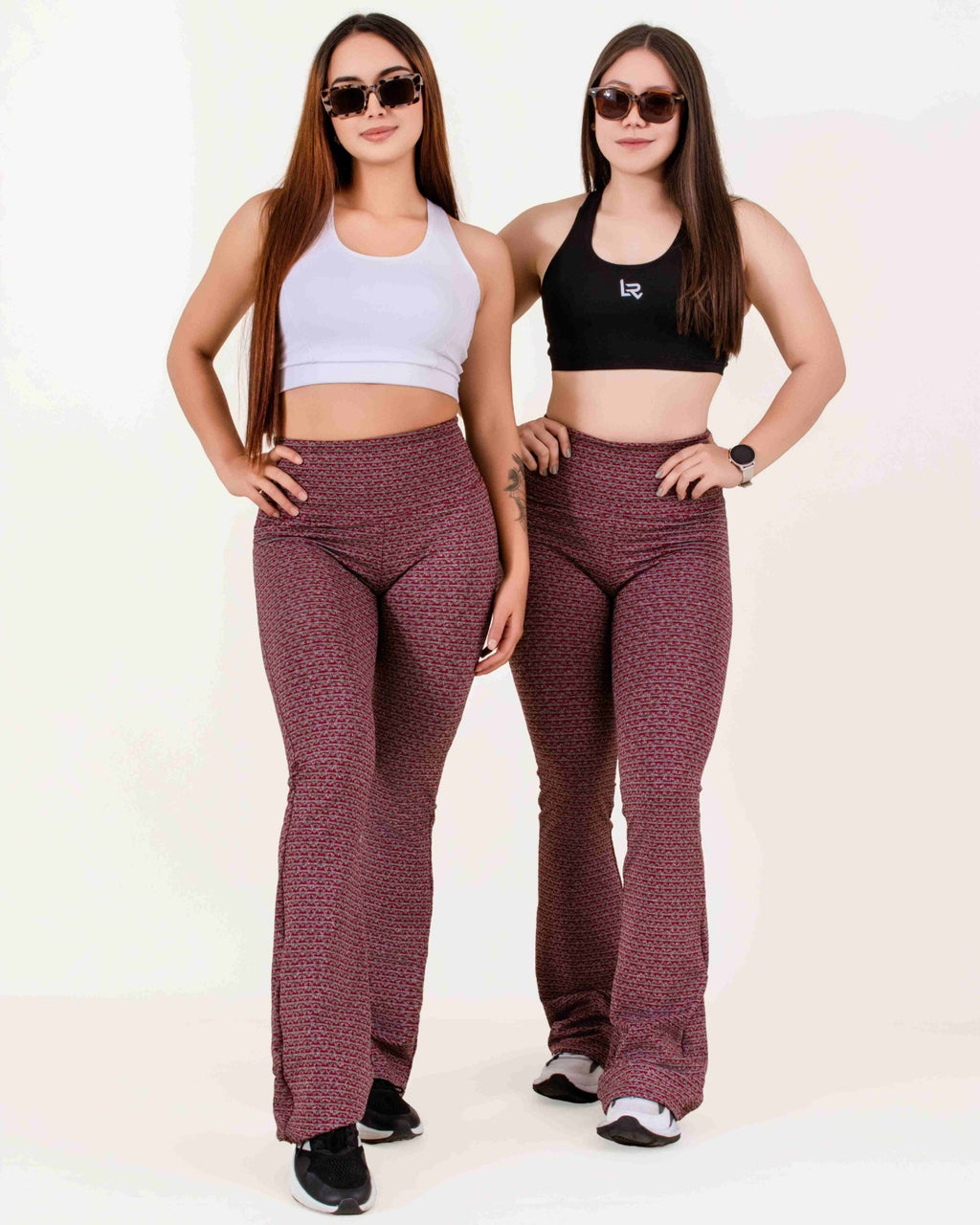 Pantalón Campana 2.0 Borgoña  Jacquard