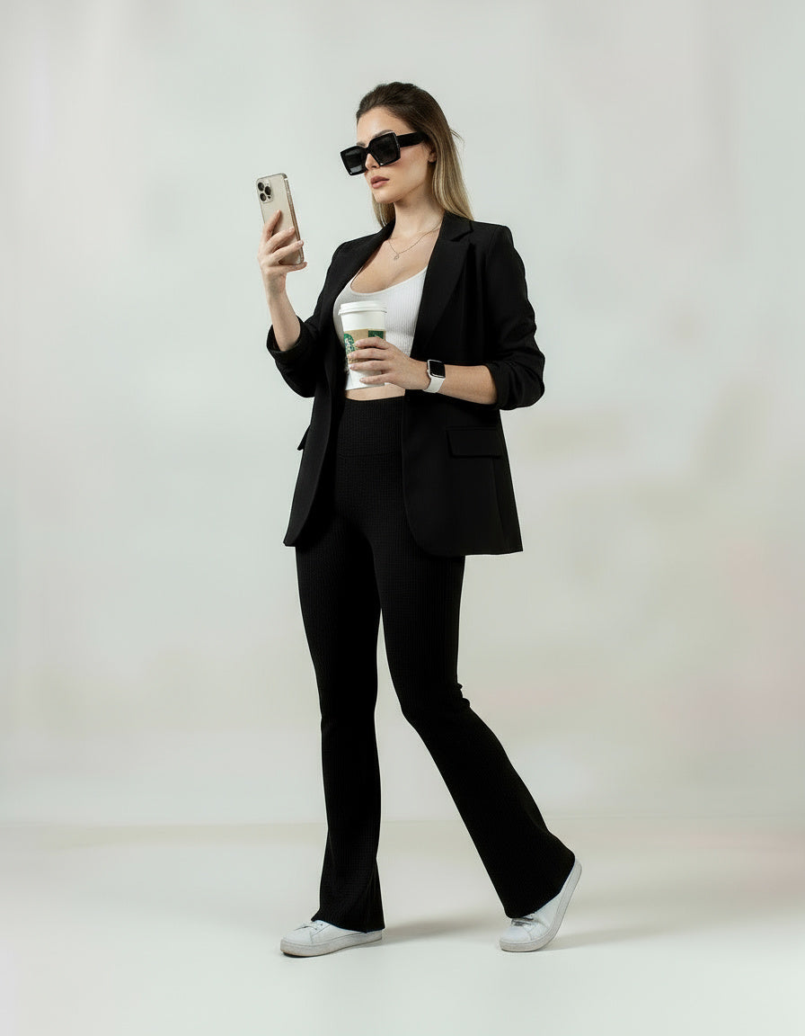 Pantalón Campana 4.0 Control abdomen Anti C 🍊 Imagen secundaria del producto