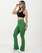 Pantalón Campana 2.0 Control verde Jaspe