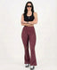 Pantalón Campana 2.0 Borgoña  Jacquard