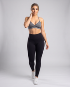 Top Bra Gris Jaspe - frente