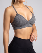 Top Bra Gris Jaspe - detalle