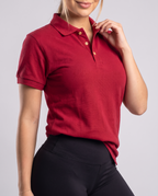 Polo Roja Dama - detalle