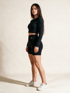 Short Black LR Moldeador negro — vista lateral | LincRock