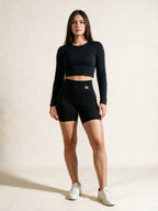 Short Black LR Moldeador negro — vista frontal | LincRock