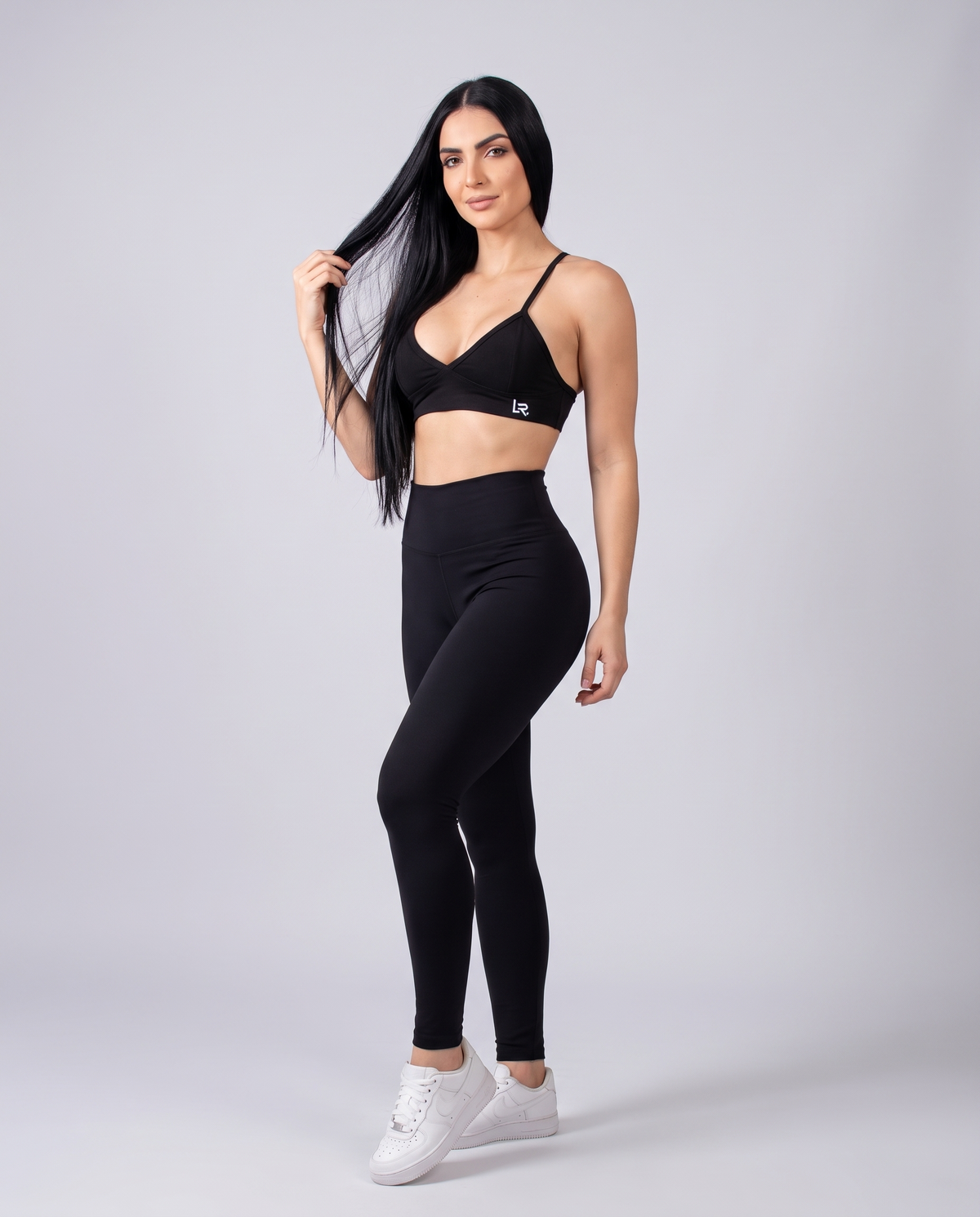 Top Bra Deportivo Negro - frente