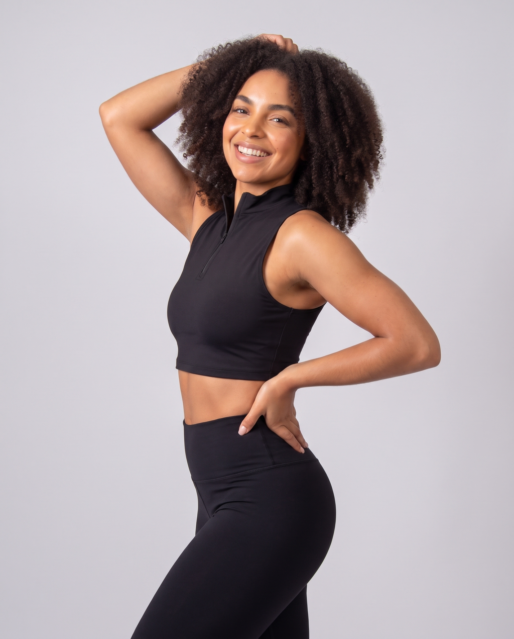 Top Active Zip - tres cuartos