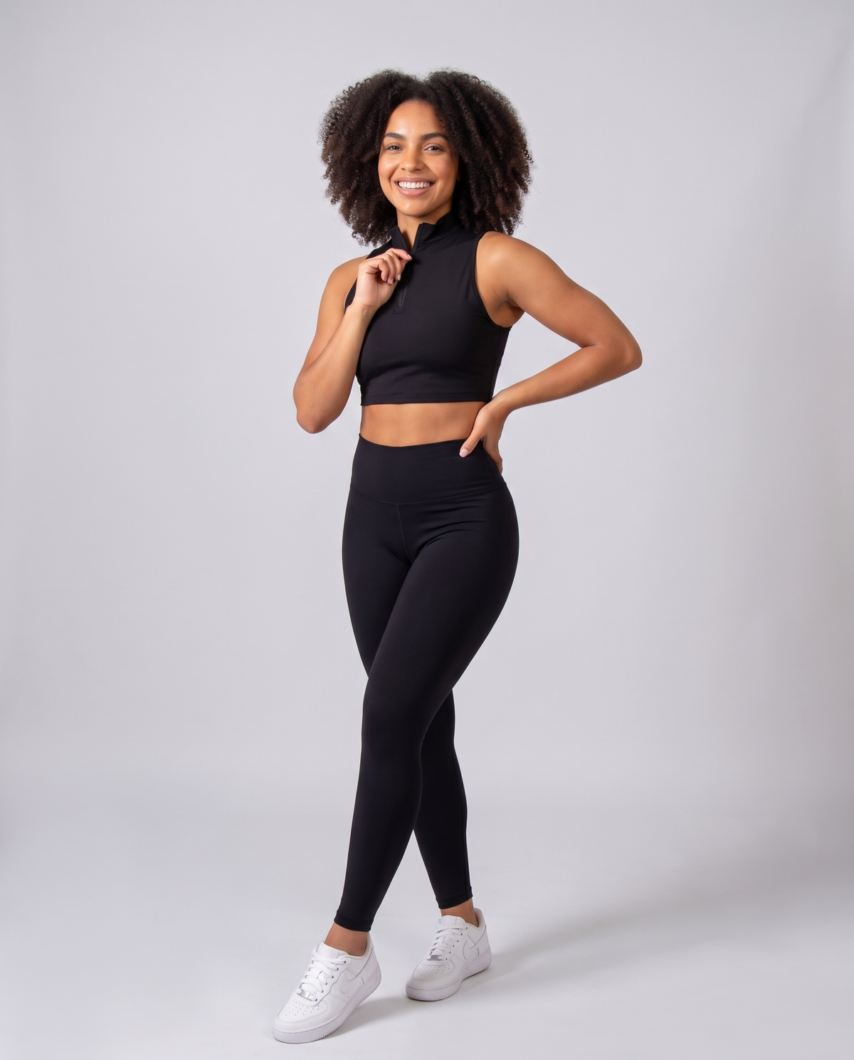 Top Active Zip - frente