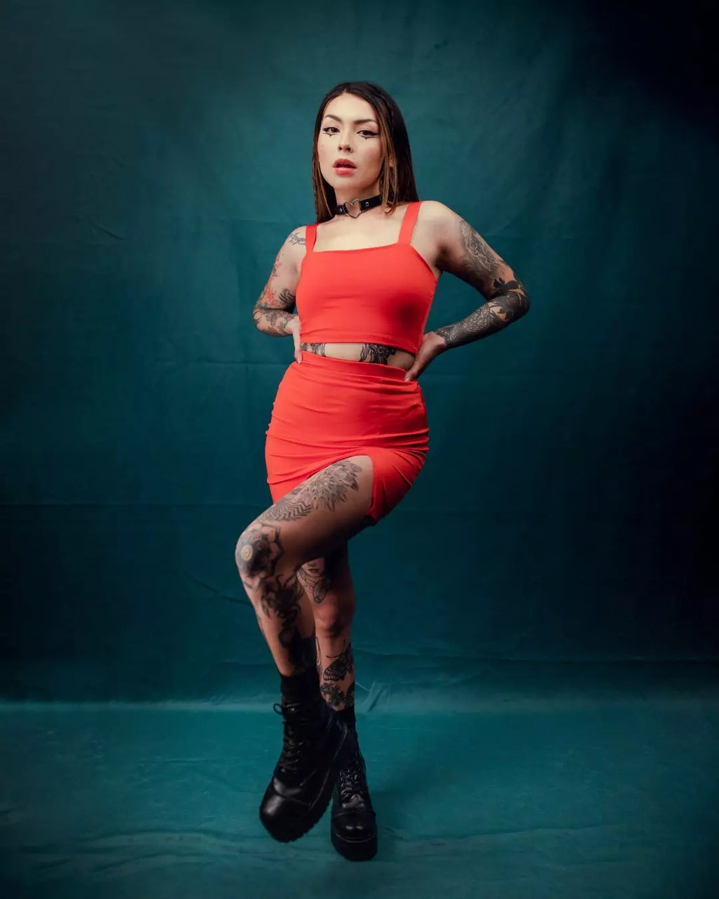 OuTLET Falda Roja MS