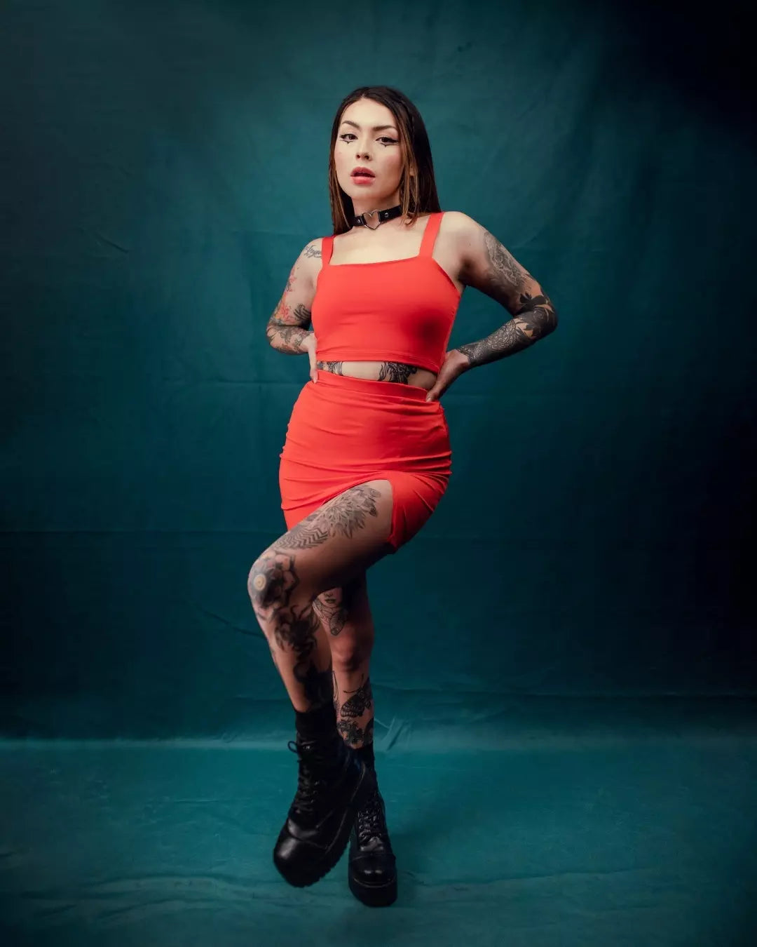 OuTLET Falda Roja MS